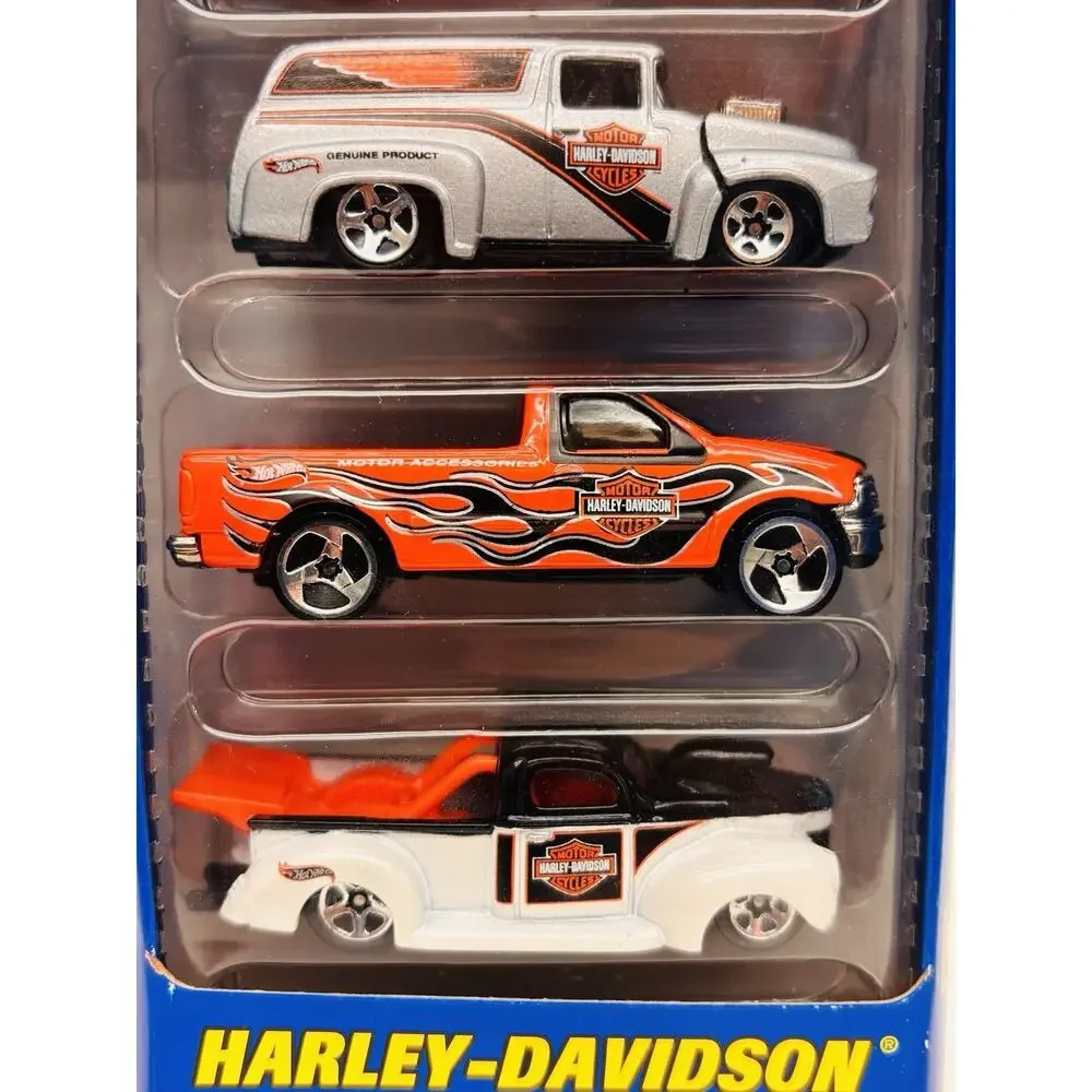 Hot Wheels 1:64 Harley Davidson Truck Gift Pack 5 Truck Set 50030 New Sealed
